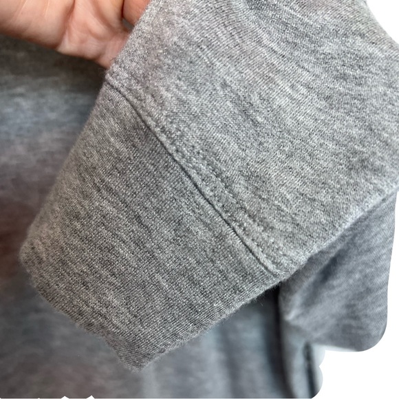 🆕 🩶 NWOT ALALA HERON Heather Gray Mesh Back Sweatshirt | Women’s XS - Picture 7 of 11